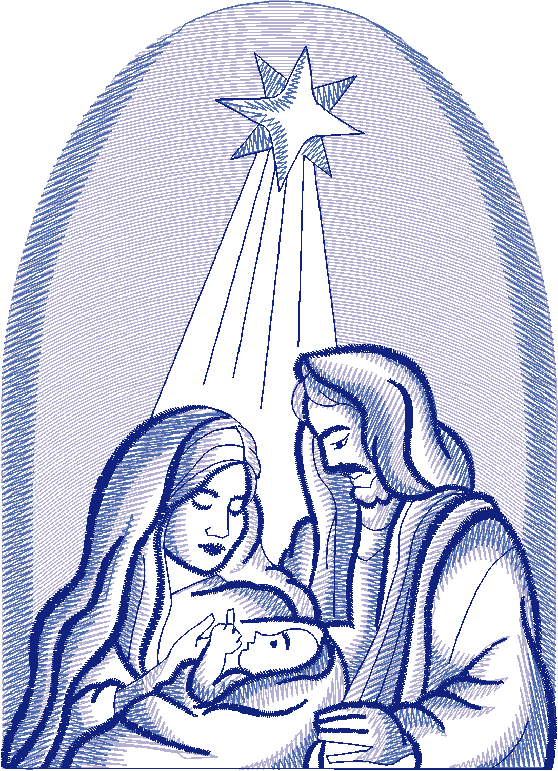 Nossa Senhora azul
