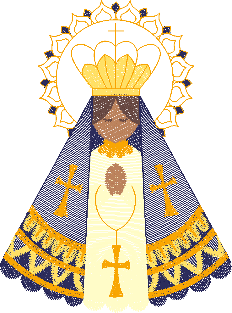 Santa coroada